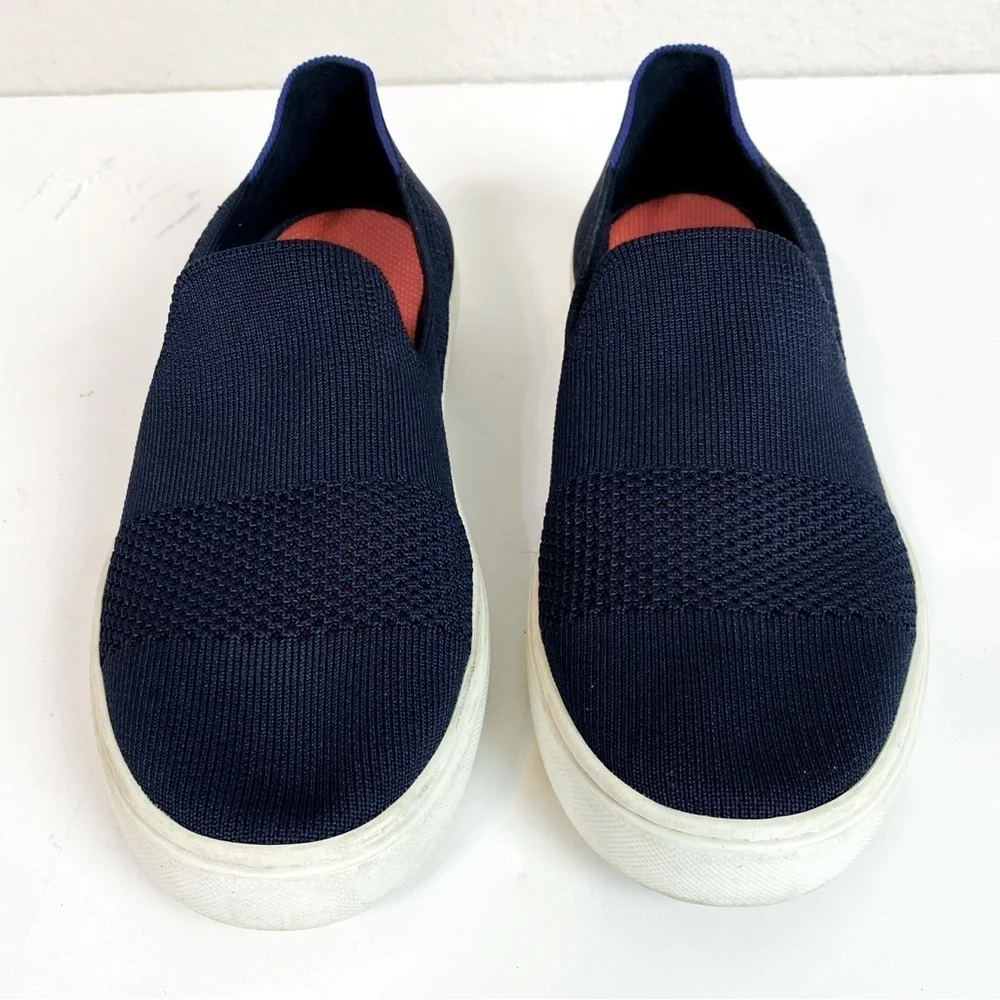 Rothy’s The Sneaker Navy Maritime Lattice Stitch Size 8.5
